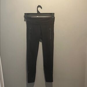 Lululemon Black Leggings with zip pockets